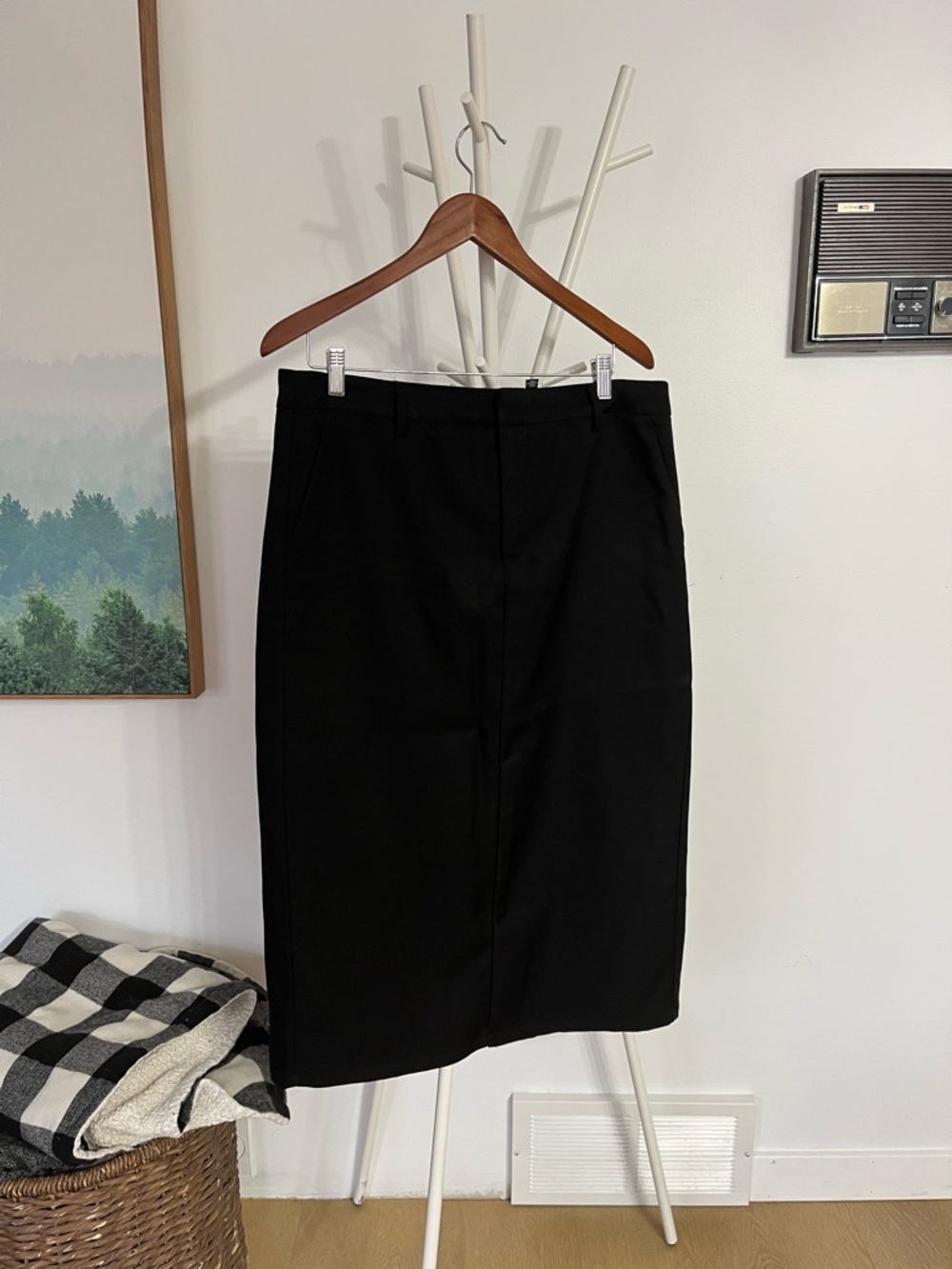 Black Midi Skirt